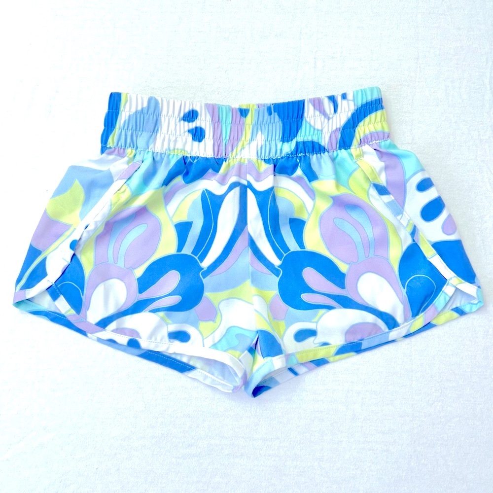 Gap Fit Kids Graphic Floral Shorts, Size Small
